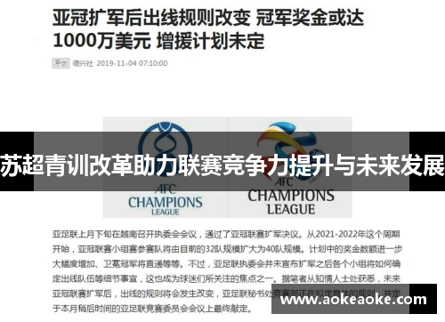 苏超青训改革助力联赛竞争力提升与未来发展